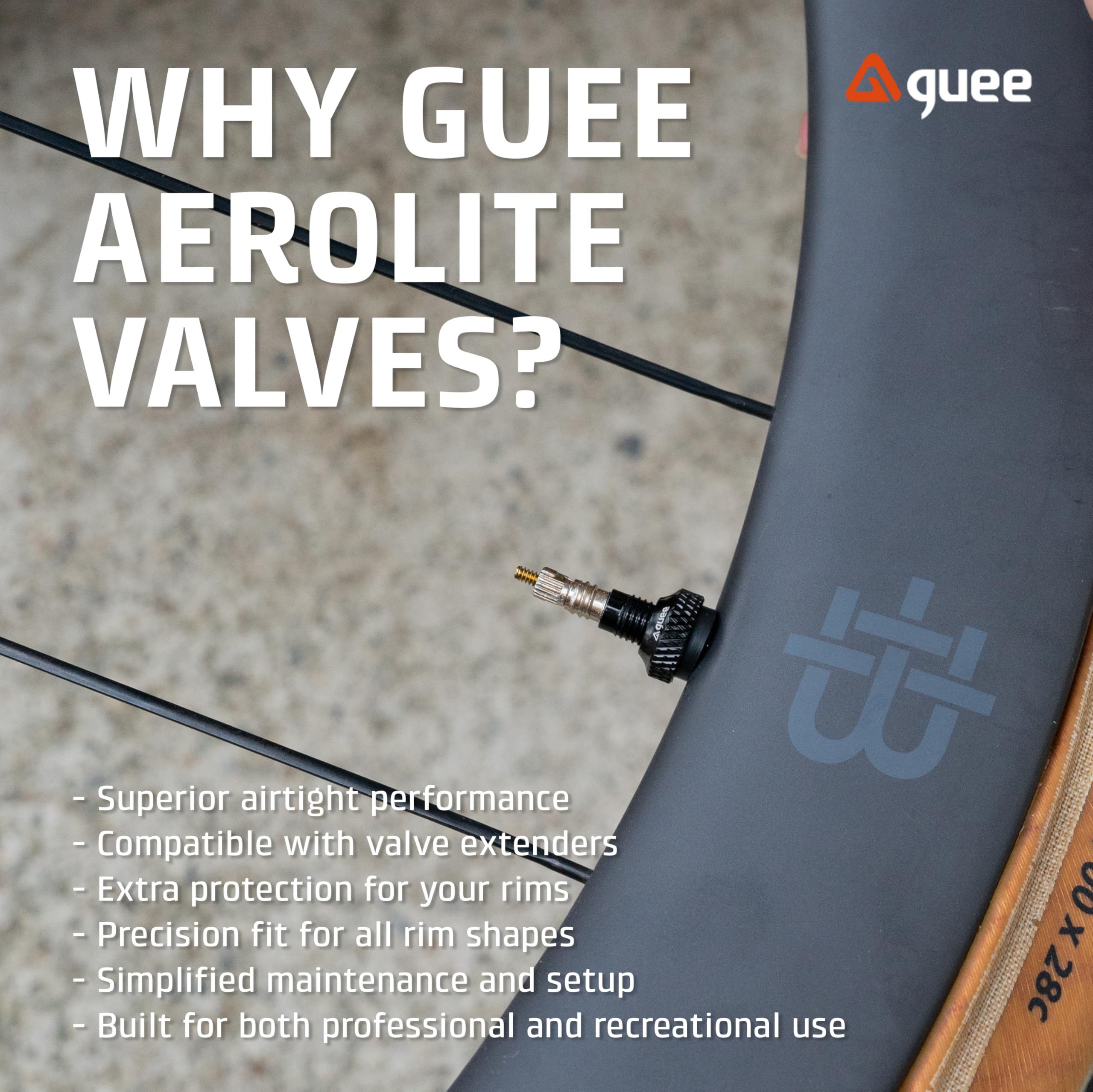 GUEE Aerolite TPU Inner Tubes, Ultra-Lightweight, Fits 700x20-32c